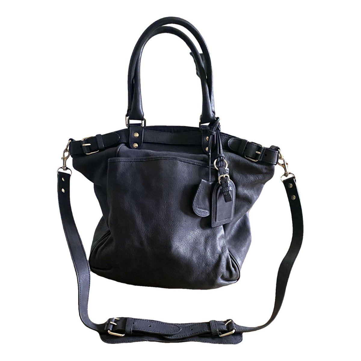 Lune leather handbag