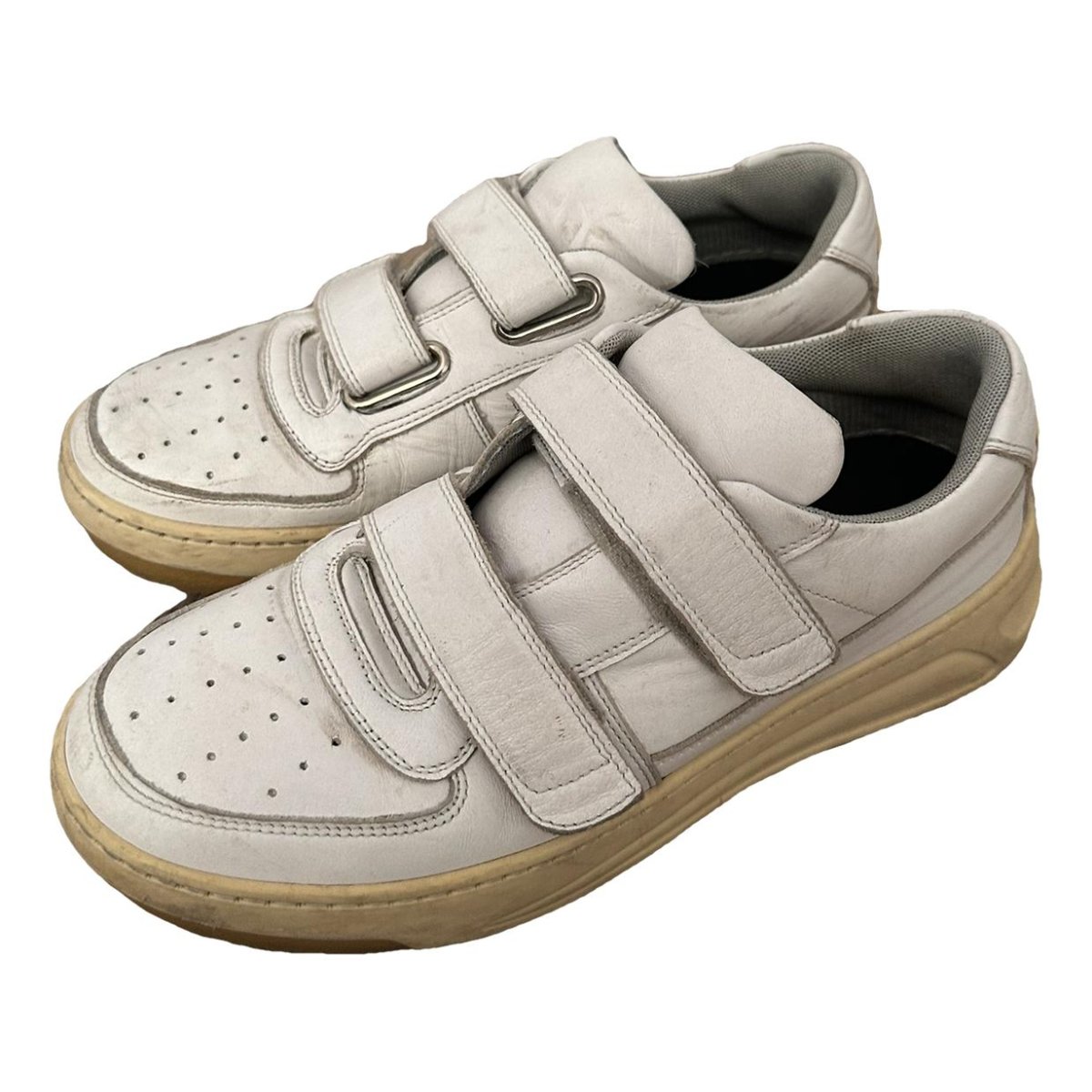 Steffey leather trainers