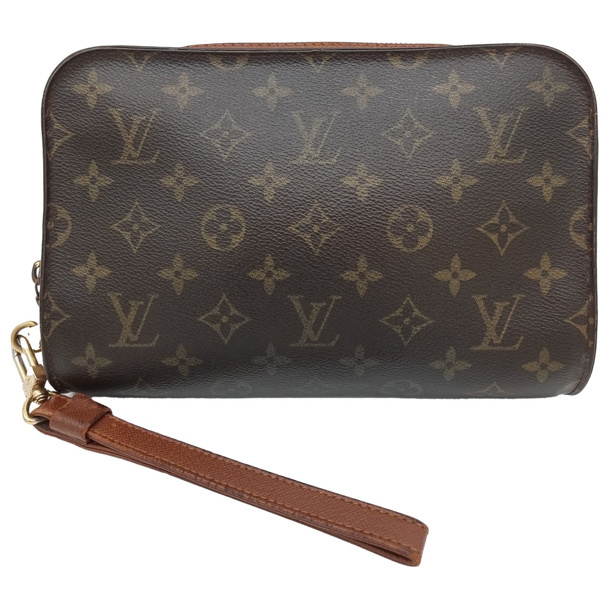 Orsay leather clutch bag
