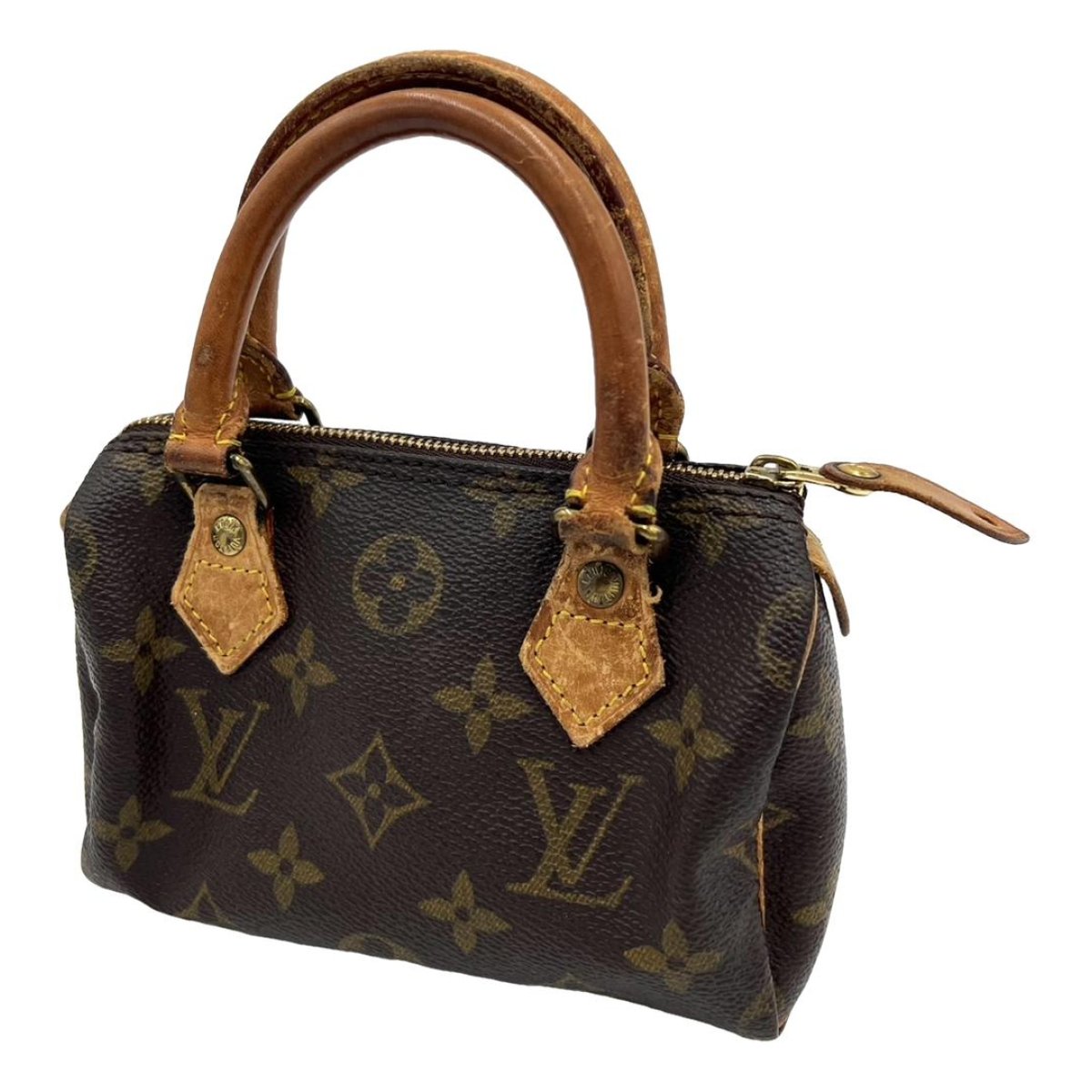 Nano Speedy / Mini HL leather handbag