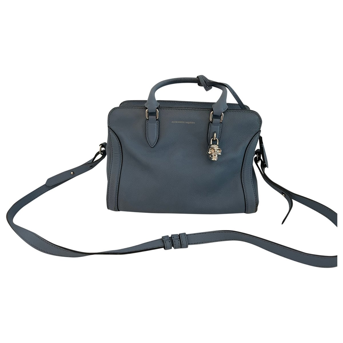Zippé leather handbag