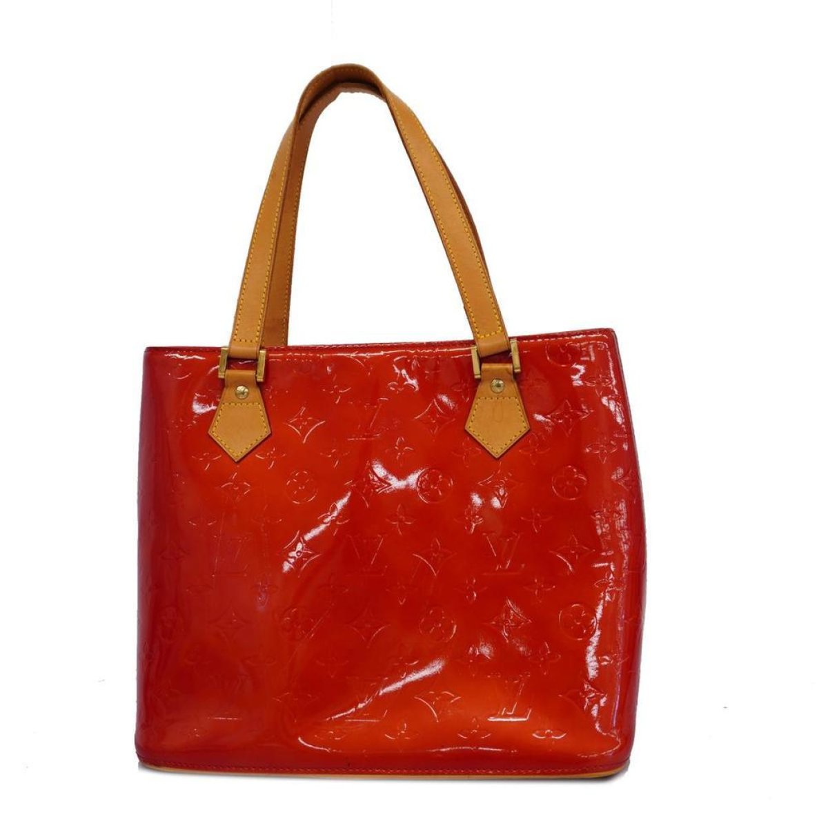 Houston patent leather tote
