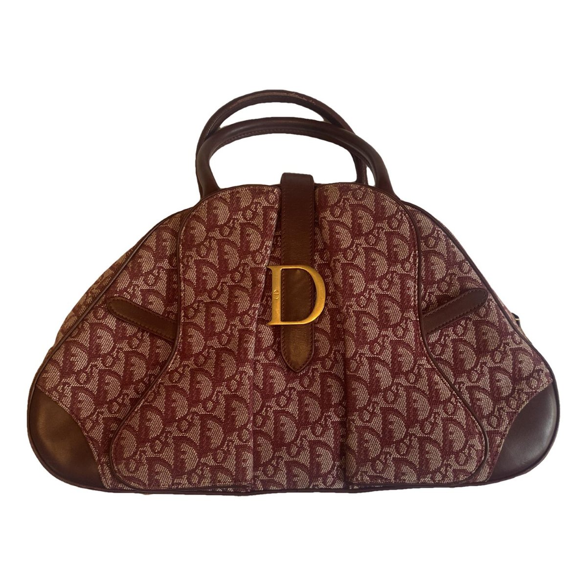 Saddle Bowler leather handbag