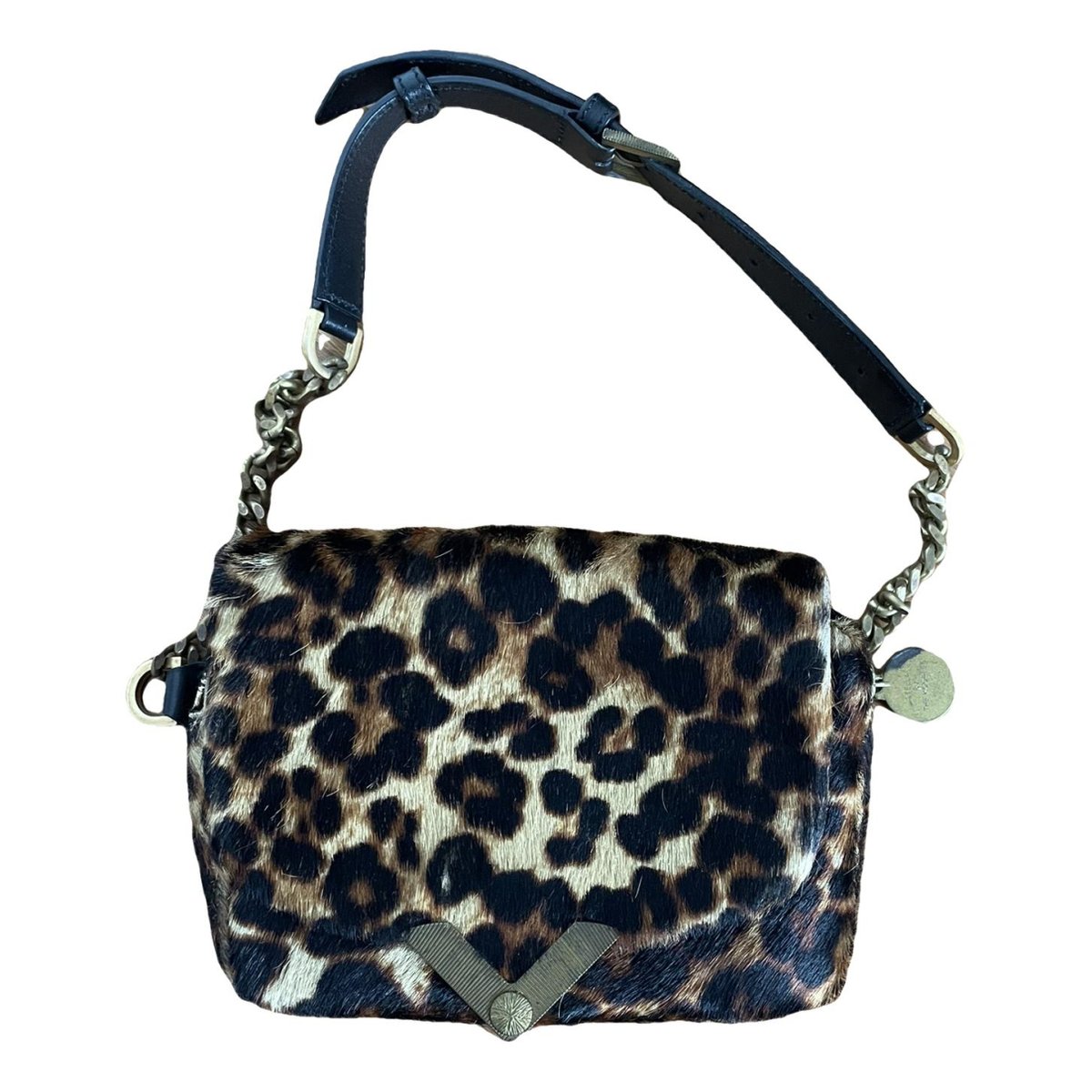 Stella leather clutch bag