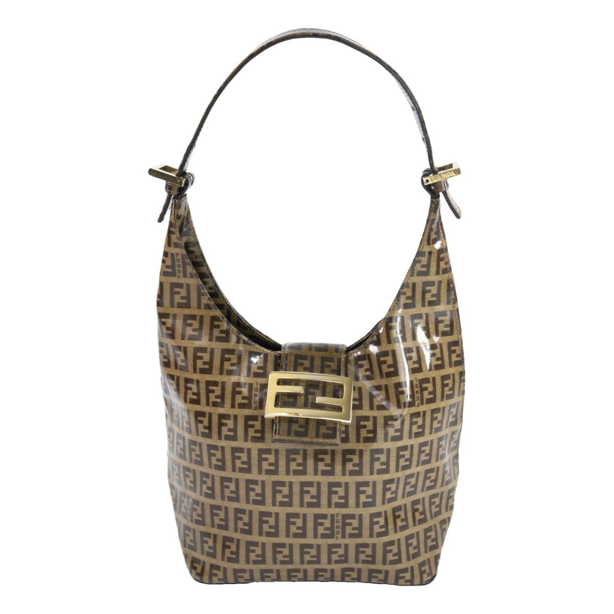 Baguette vinyl handbag