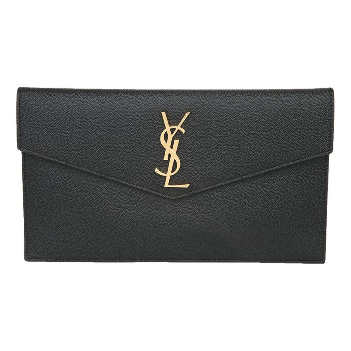 Uptown leather clutch bag