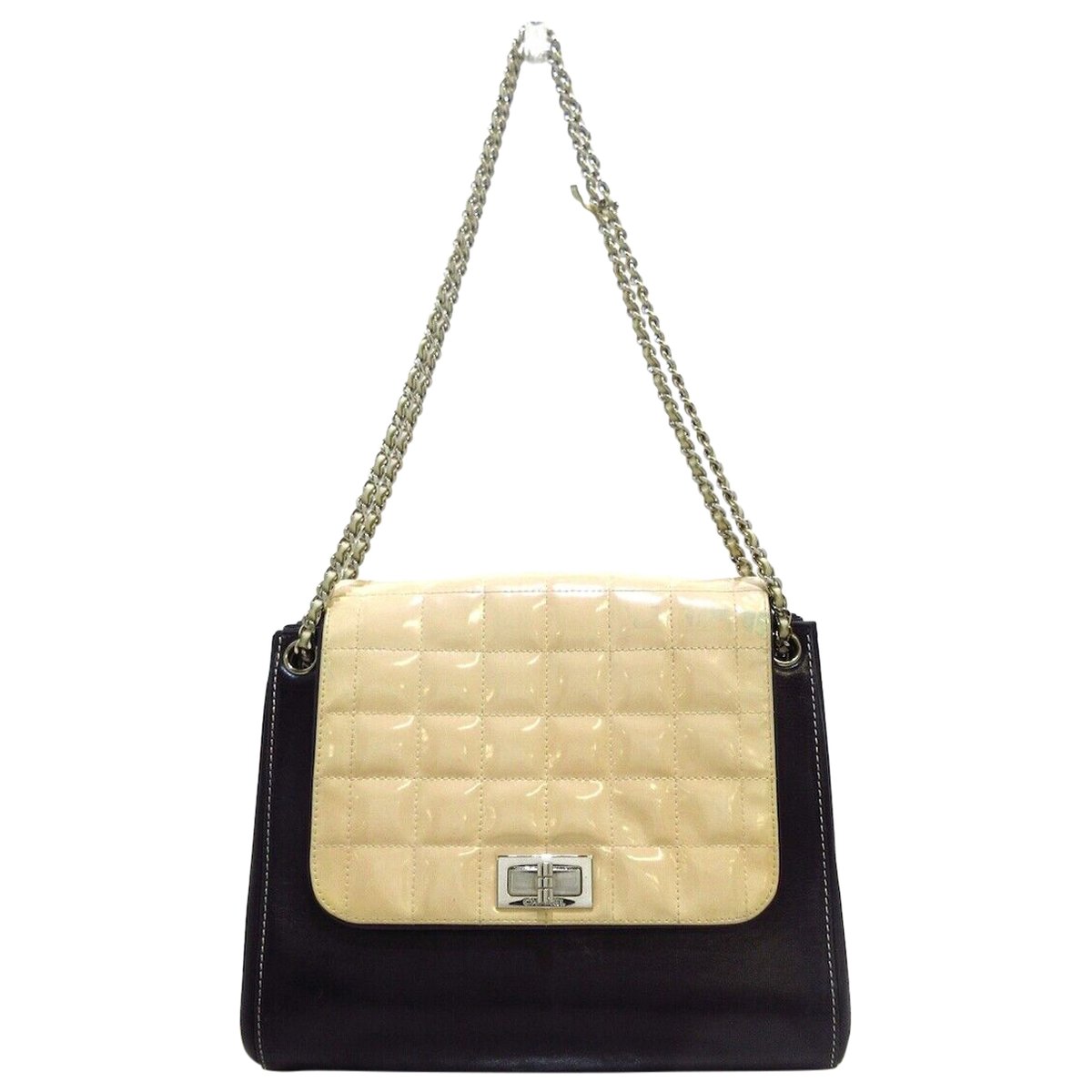 East West Chocolate Bar leather handbag