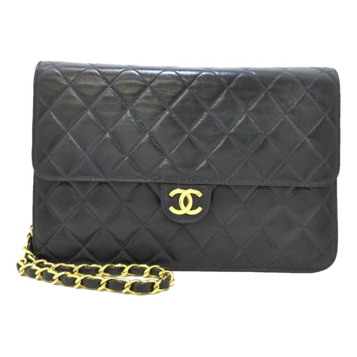Trendy CC Flap leather handbag
