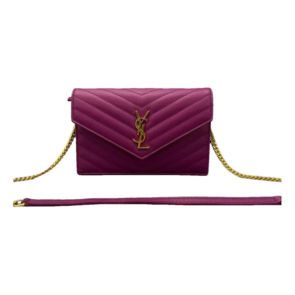 Envelope leather crossbody bag