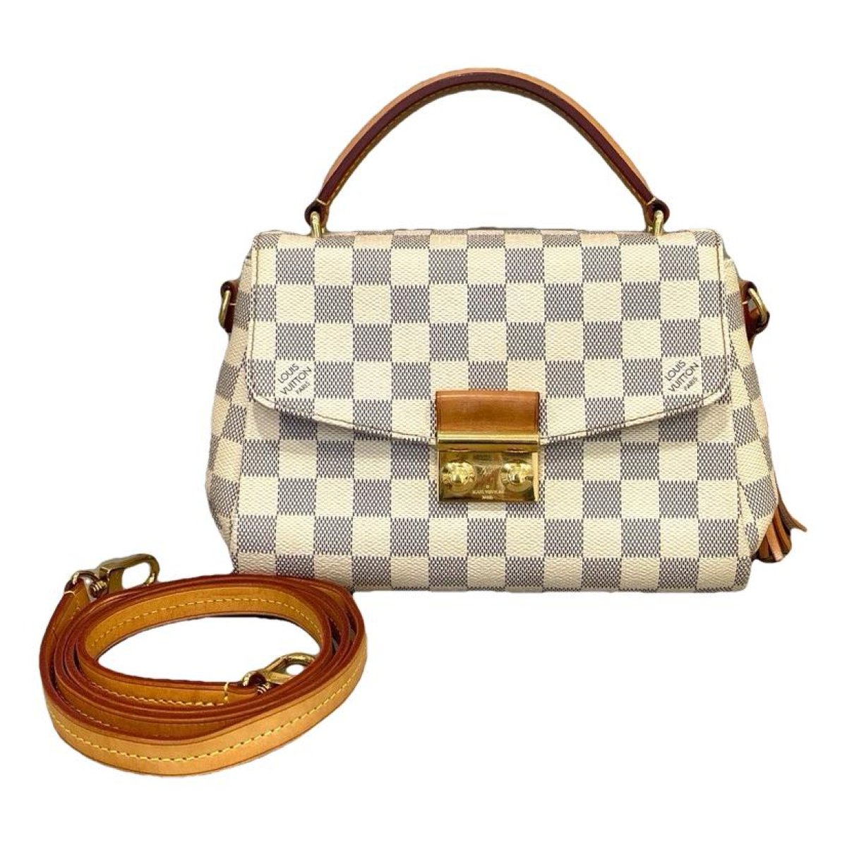 Croisette vinyl crossbody bag
