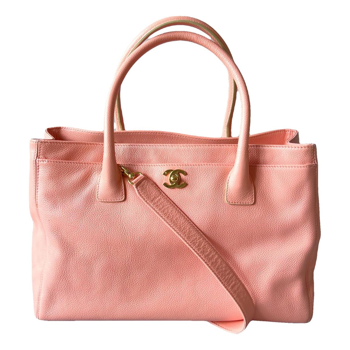 Executive leather tote