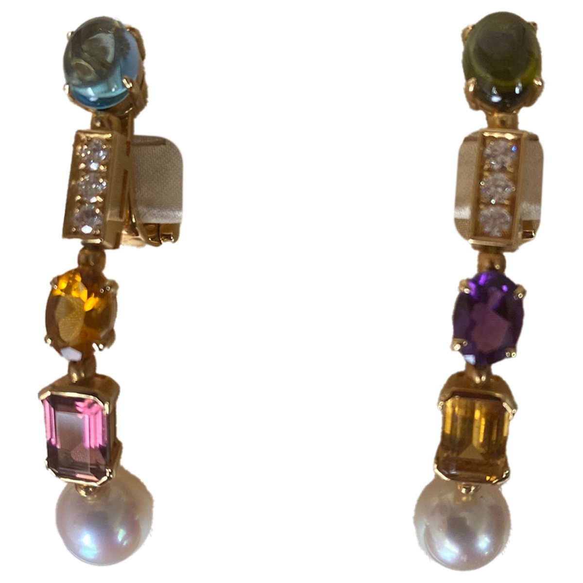 Allegra yellow gold earrings