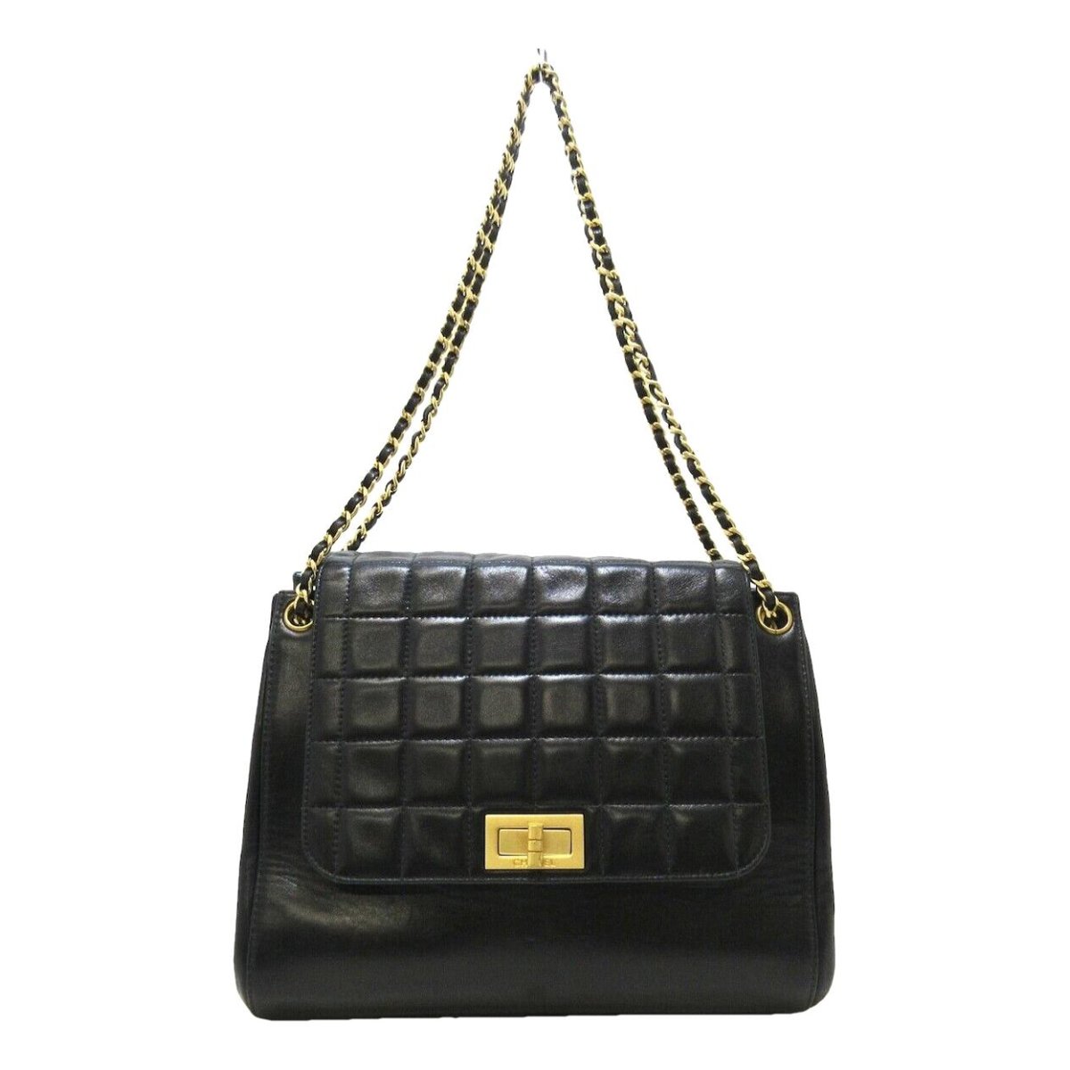 East West Chocolate Bar leather handbag