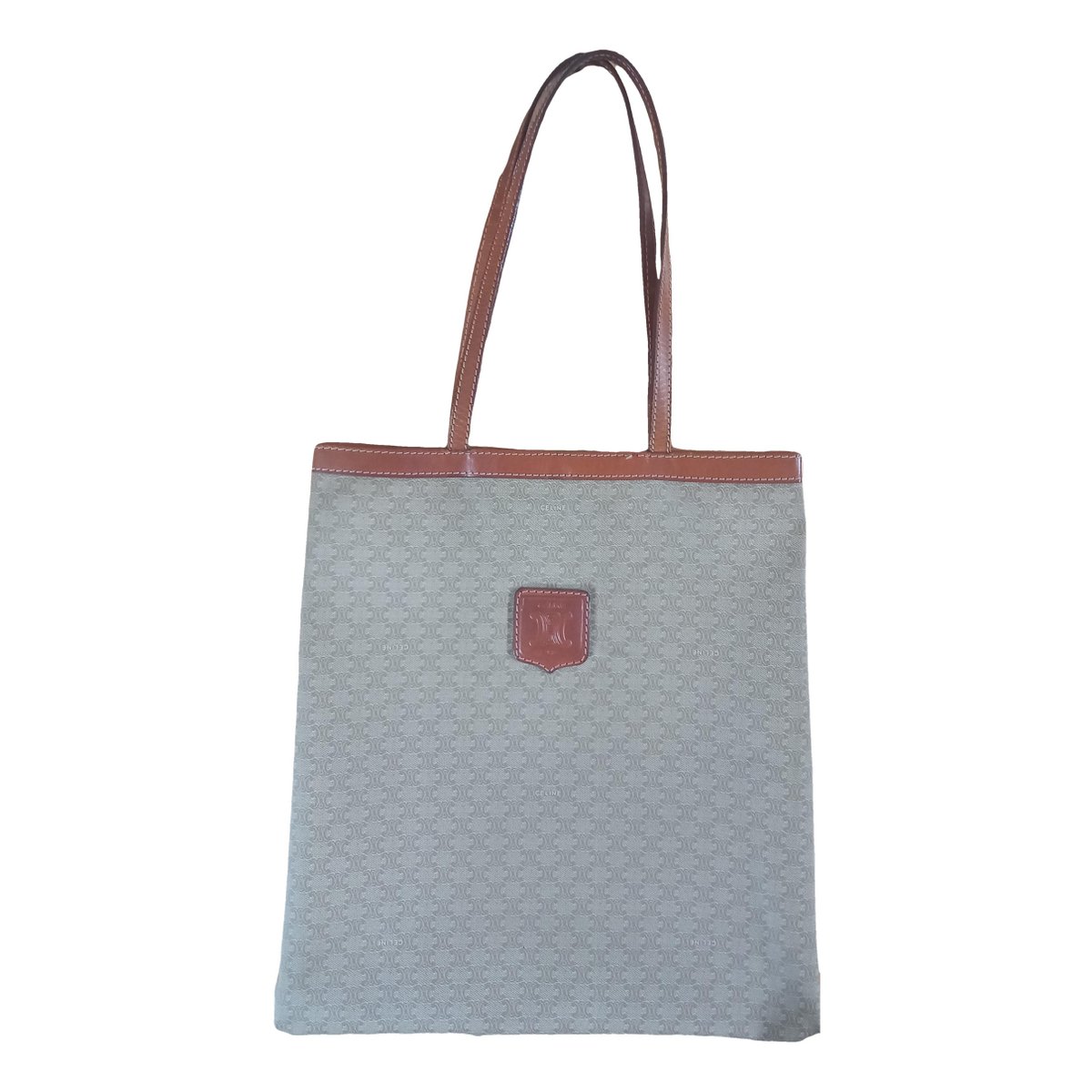 Cabas leather handbag