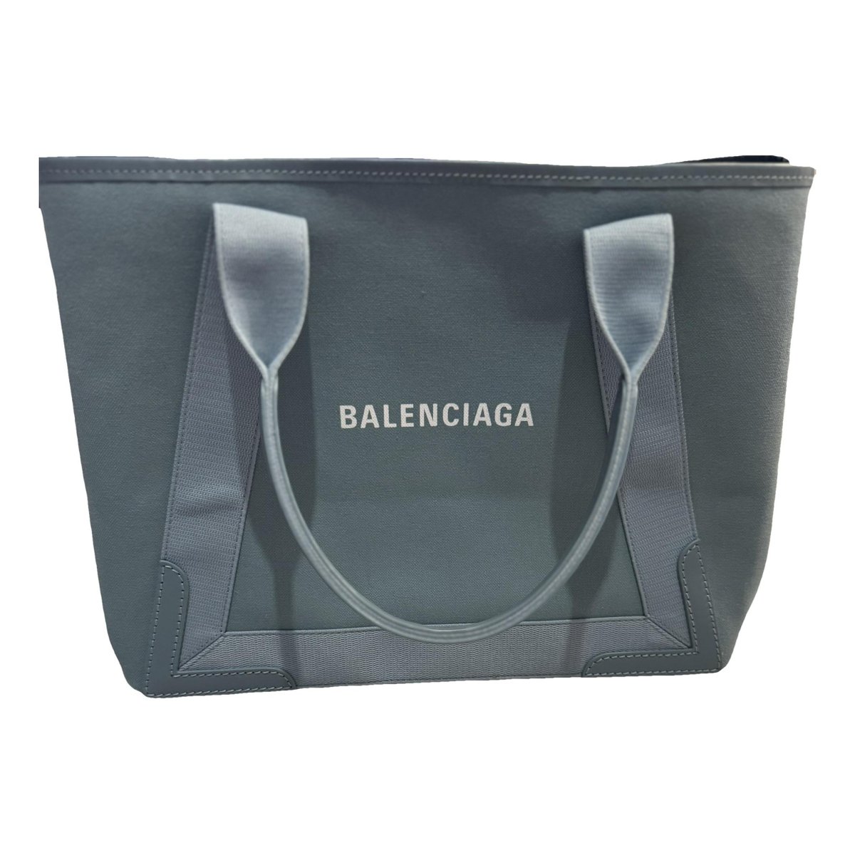 Navy cabas cloth tote