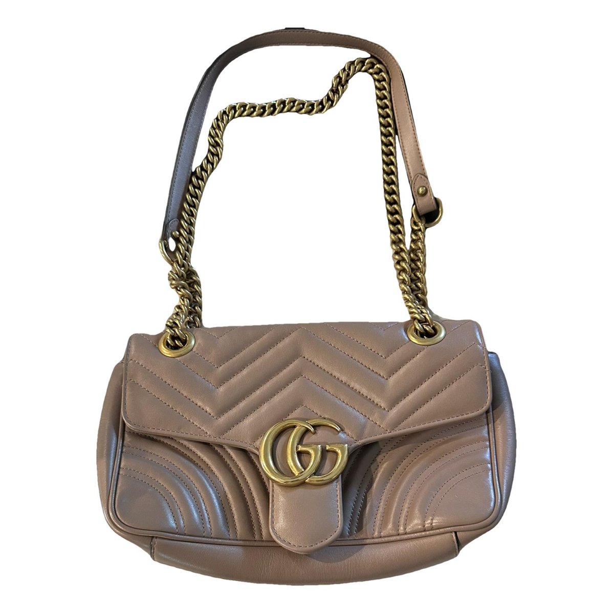 GG Marmont Flap leather crossbody bag