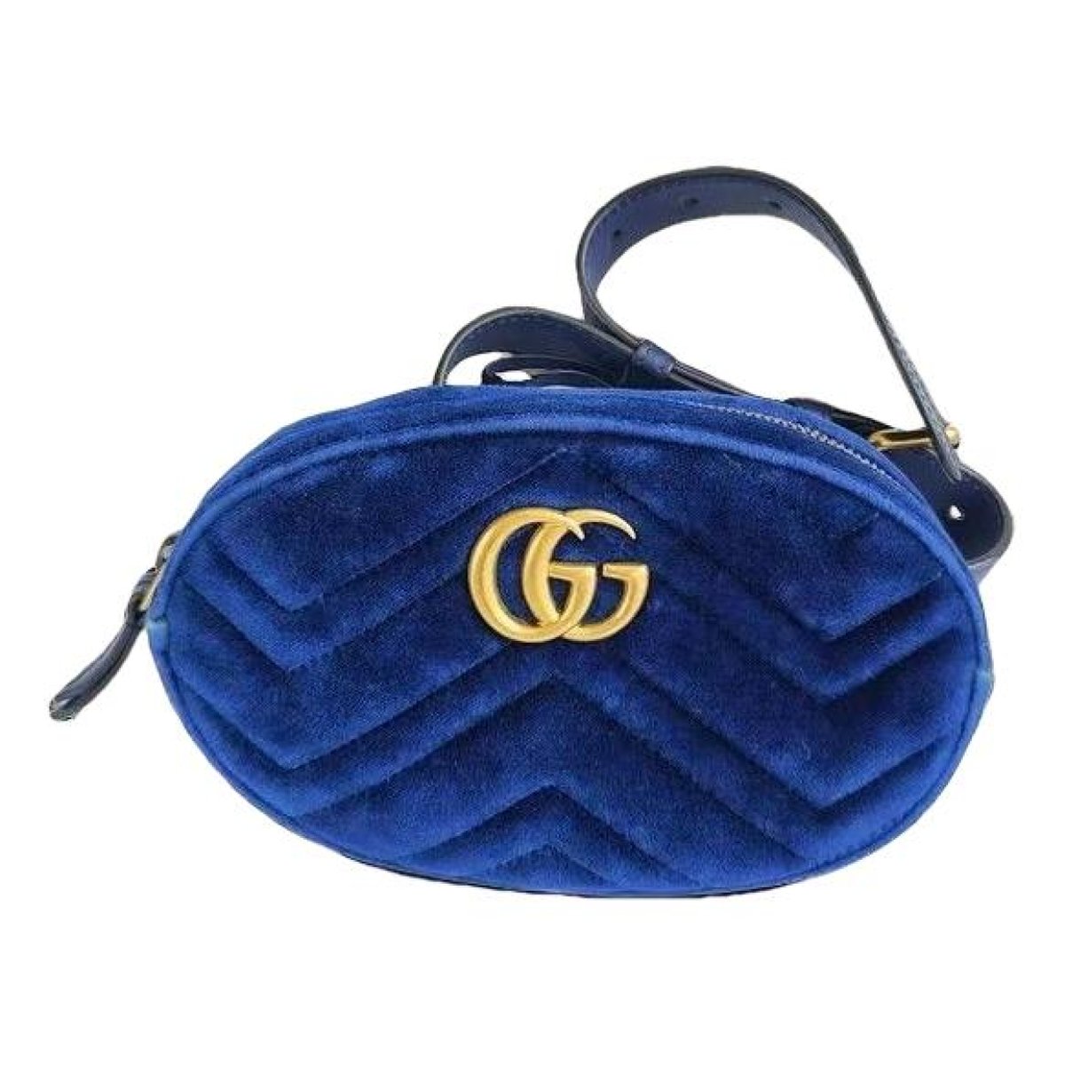 GG Marmont Oval velvet mini bag