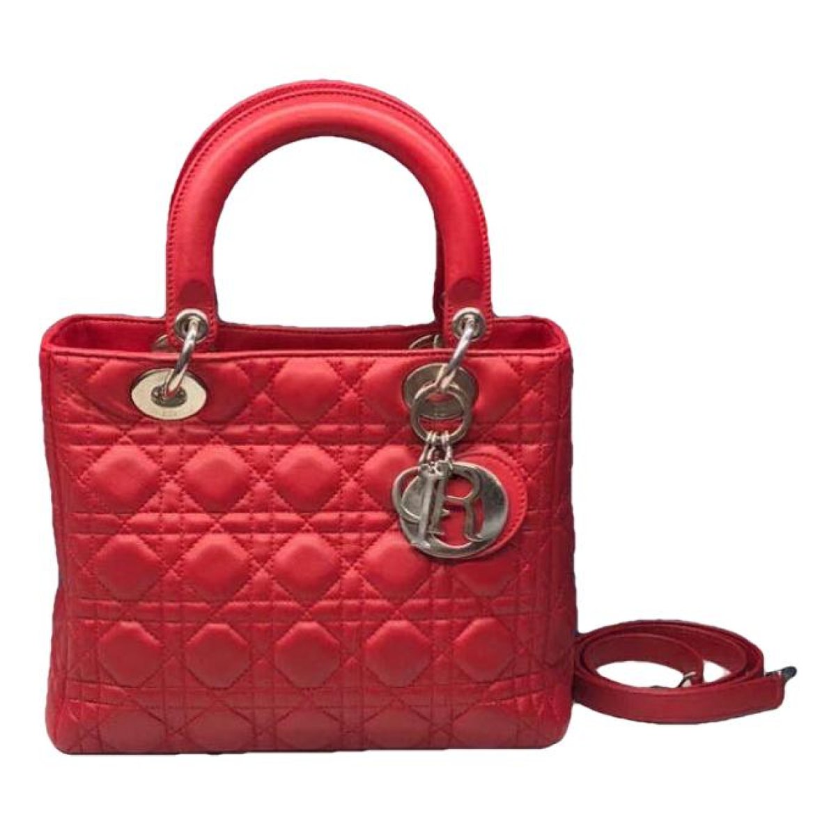 Lady Dior leather handbag