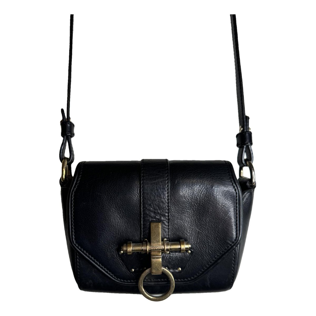 Obsedia leather crossbody bag