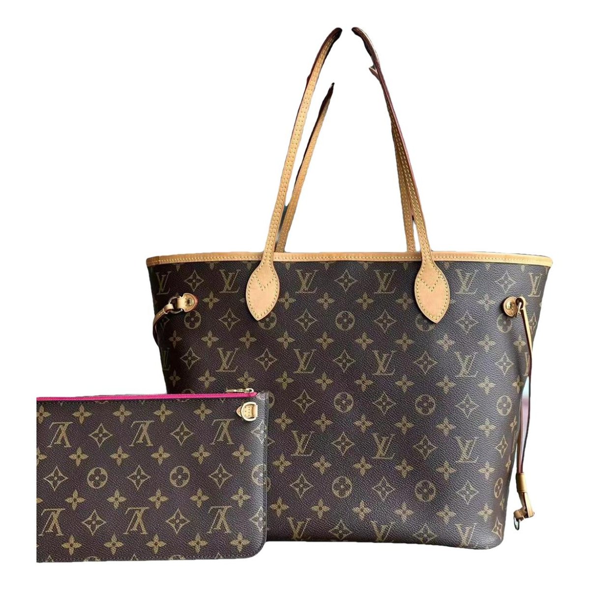 Neverfull leather handbag