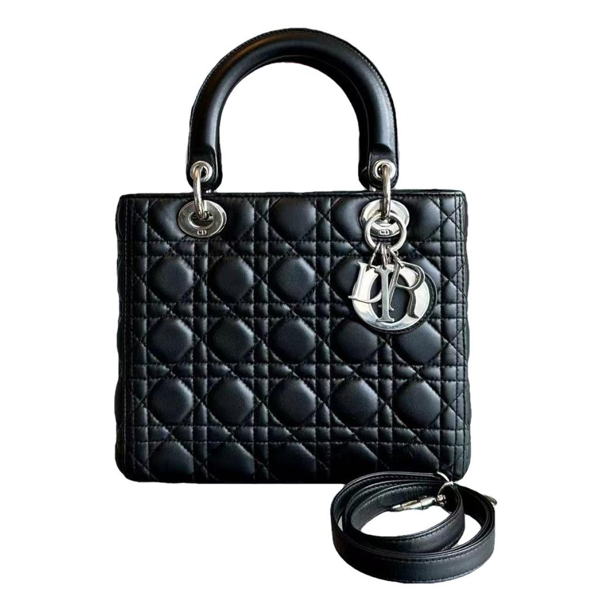 Lady Dior leather handbag