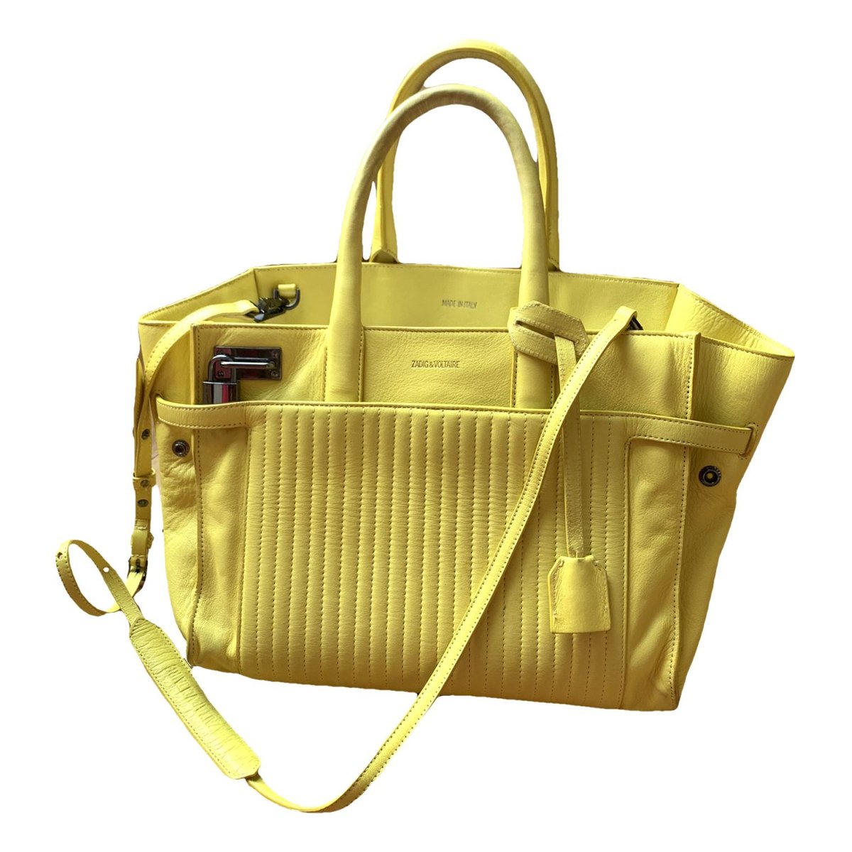 Candide leather handbag