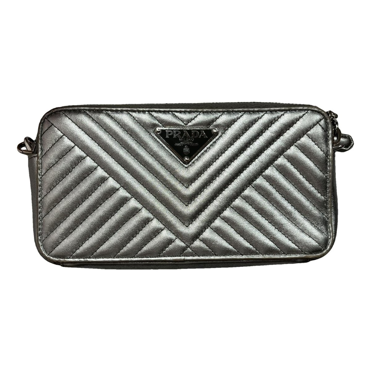 Diagramme leather clutch bag
