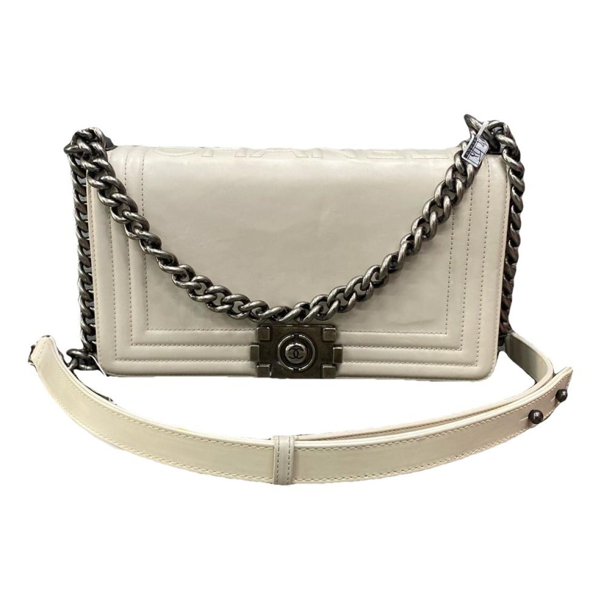 Boy leather crossbody bag