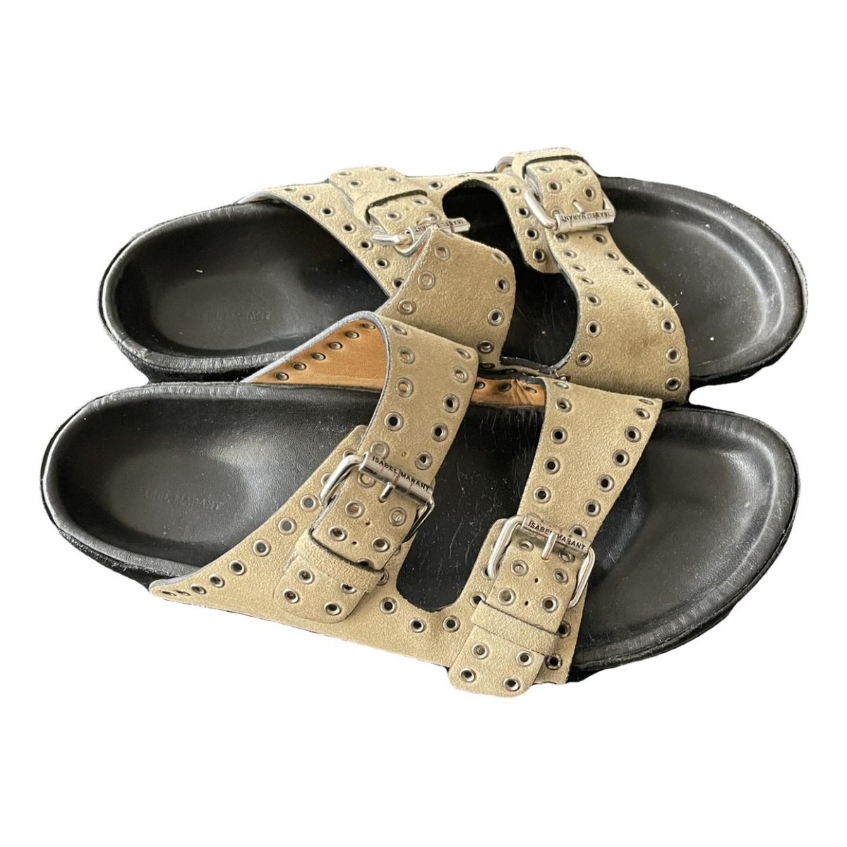 Lenny leather mules
