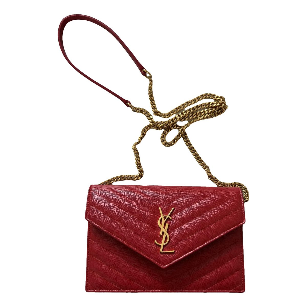 Portefeuille enveloppe leather crossbody bag