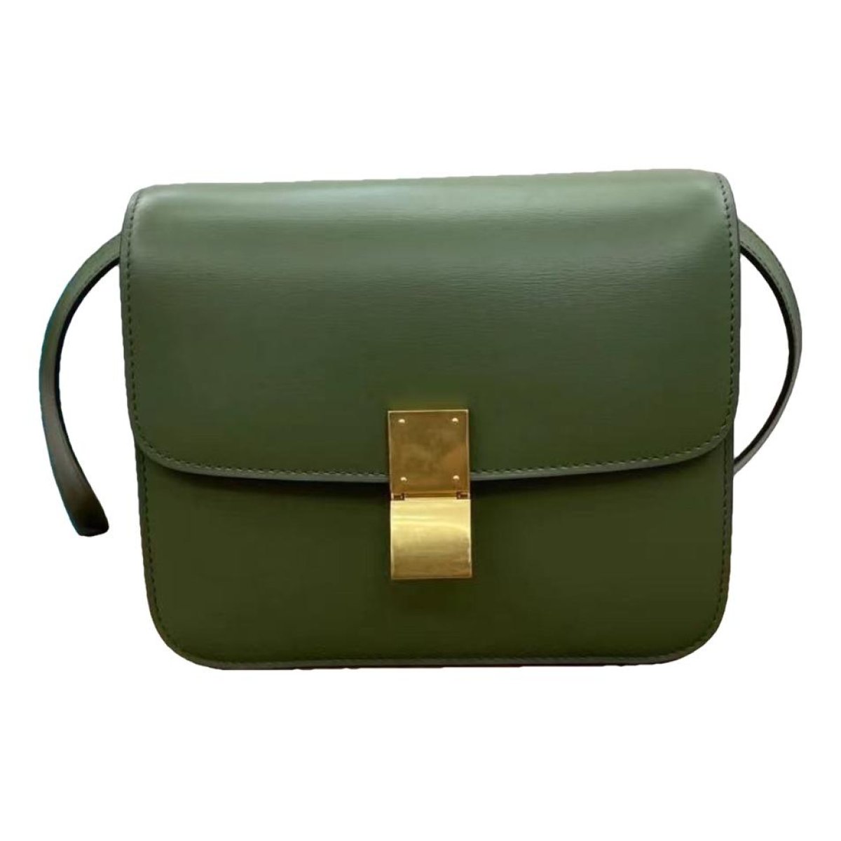 Classic leather crossbody bag