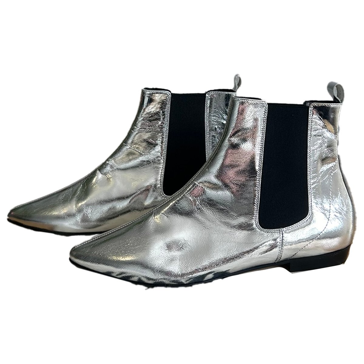 Reckler patent leather boots