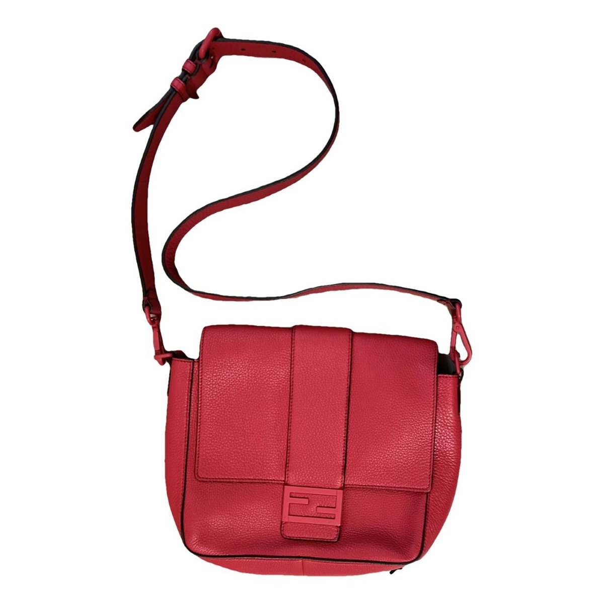 Baguette leather crossbody bag