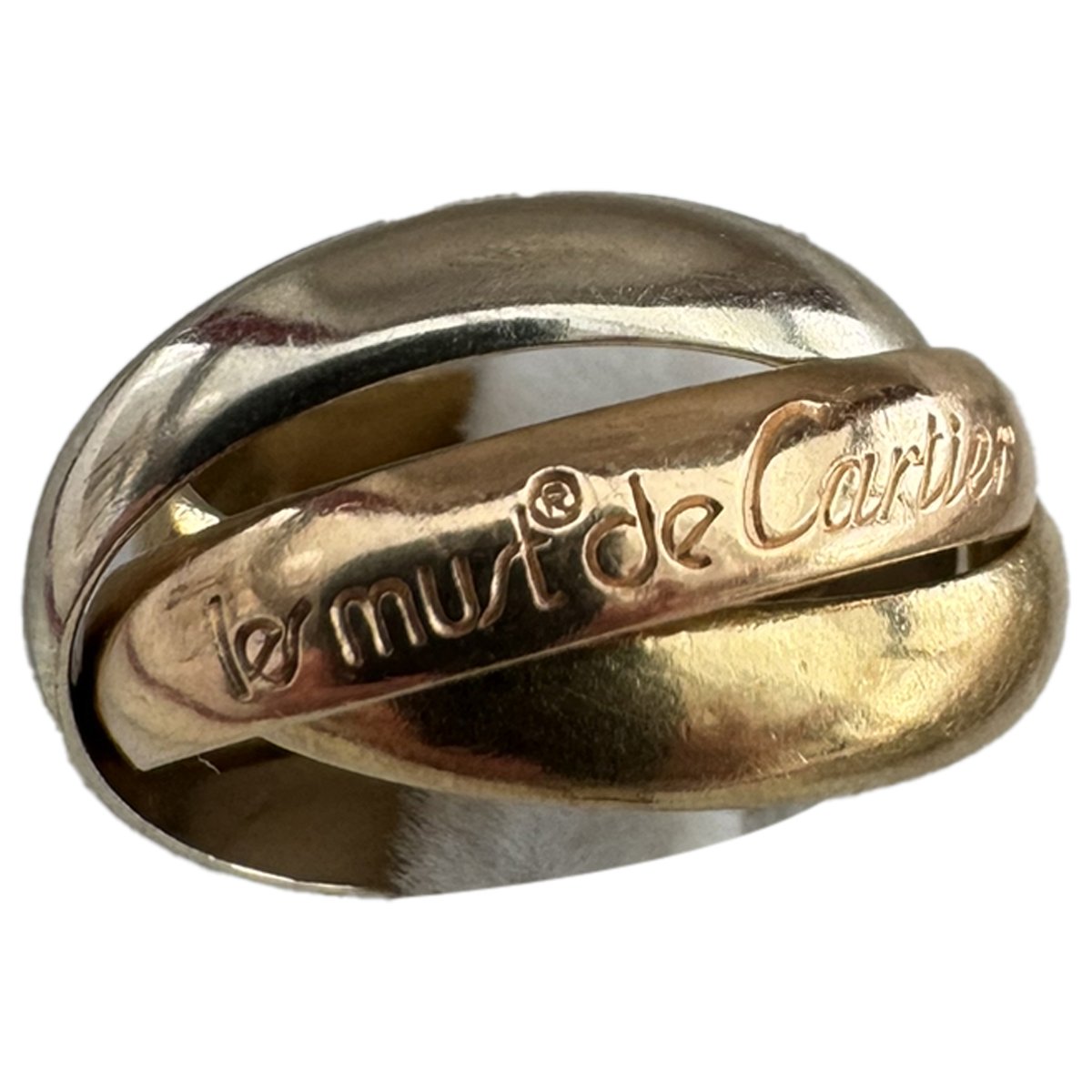 Trinity yellow gold ring