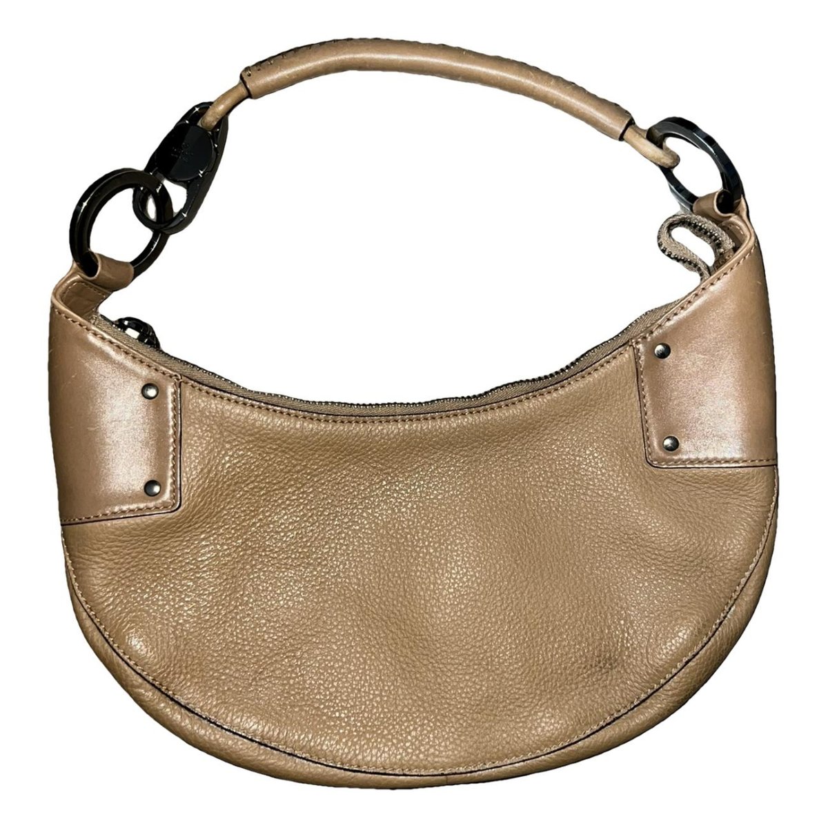 Bamboo Ring leather handbag