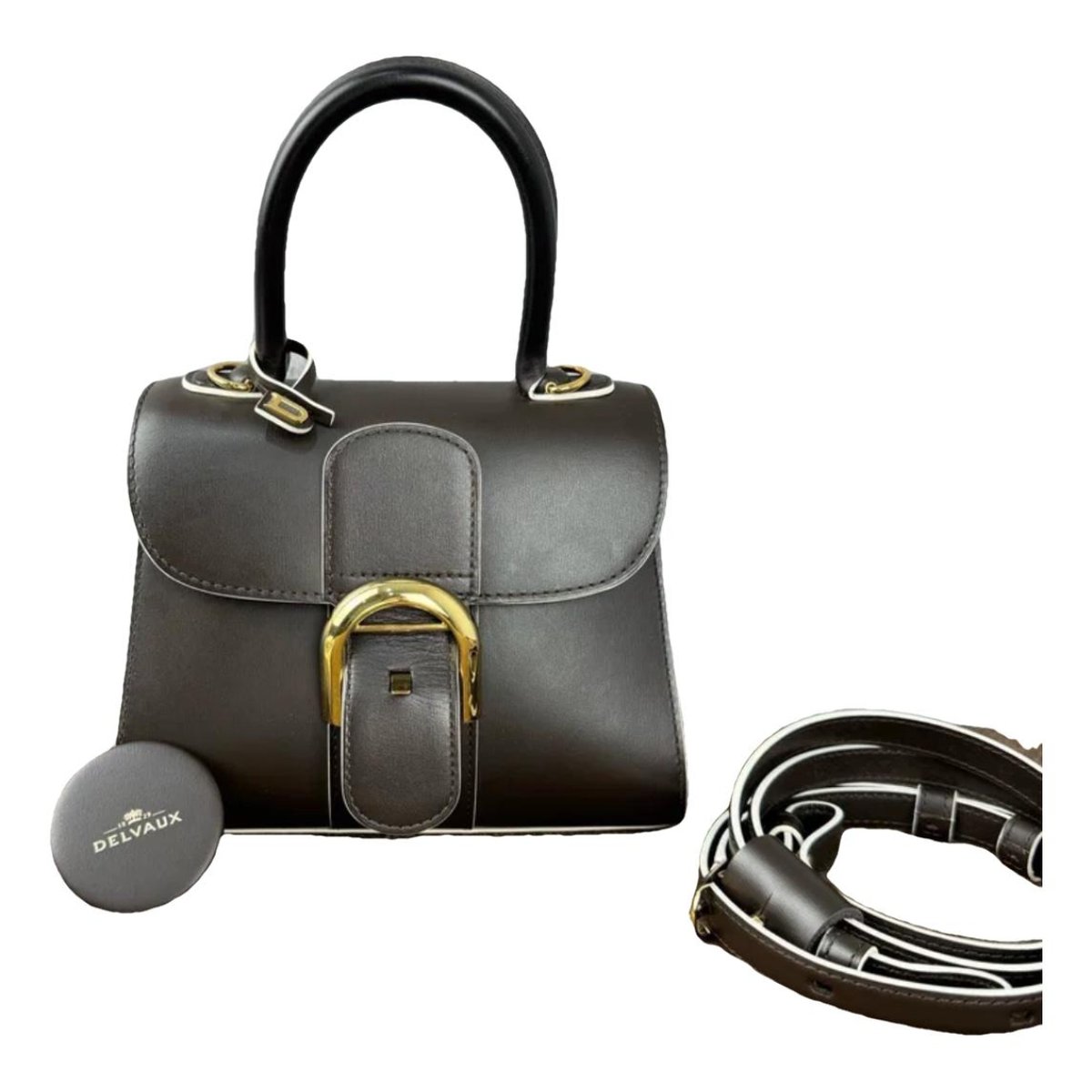 Brillant leather handbag