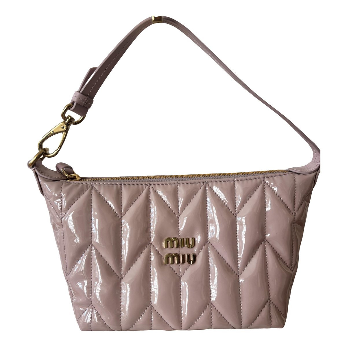 Miu Spirit patent leather handbag