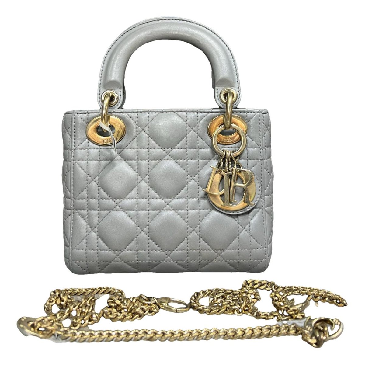 Lady Dior leather handbag