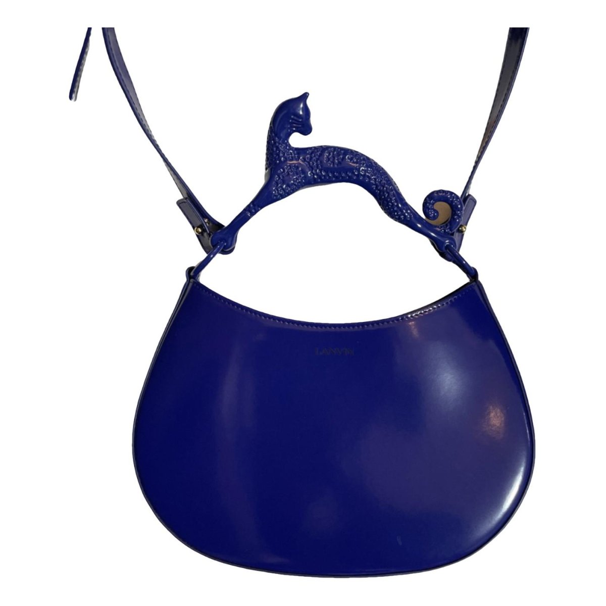 Pencil Chat leather handbag