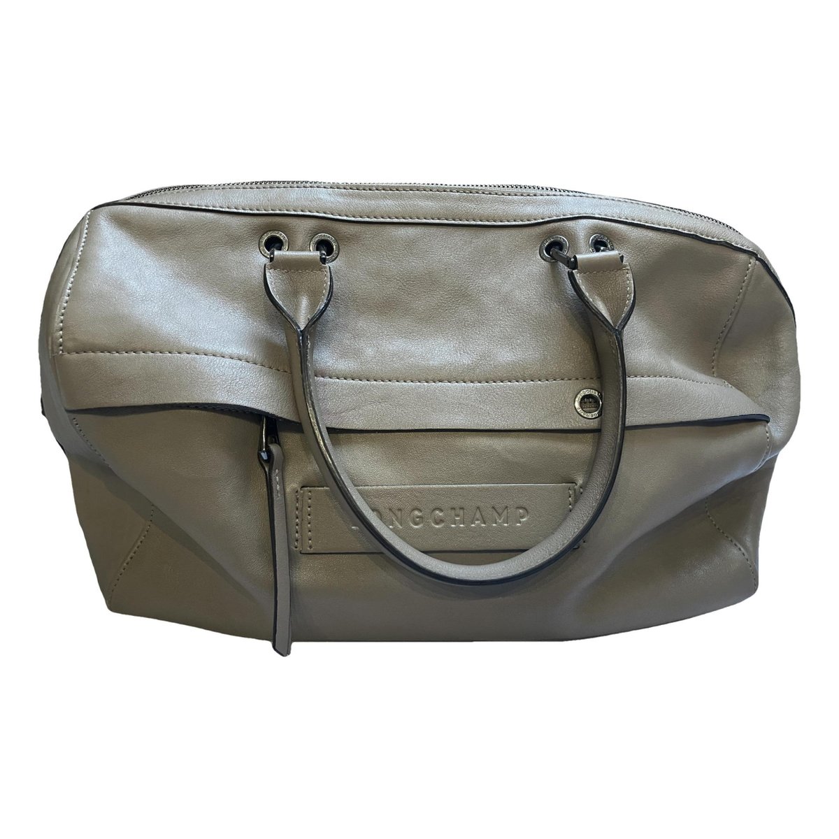 3D leather handbag