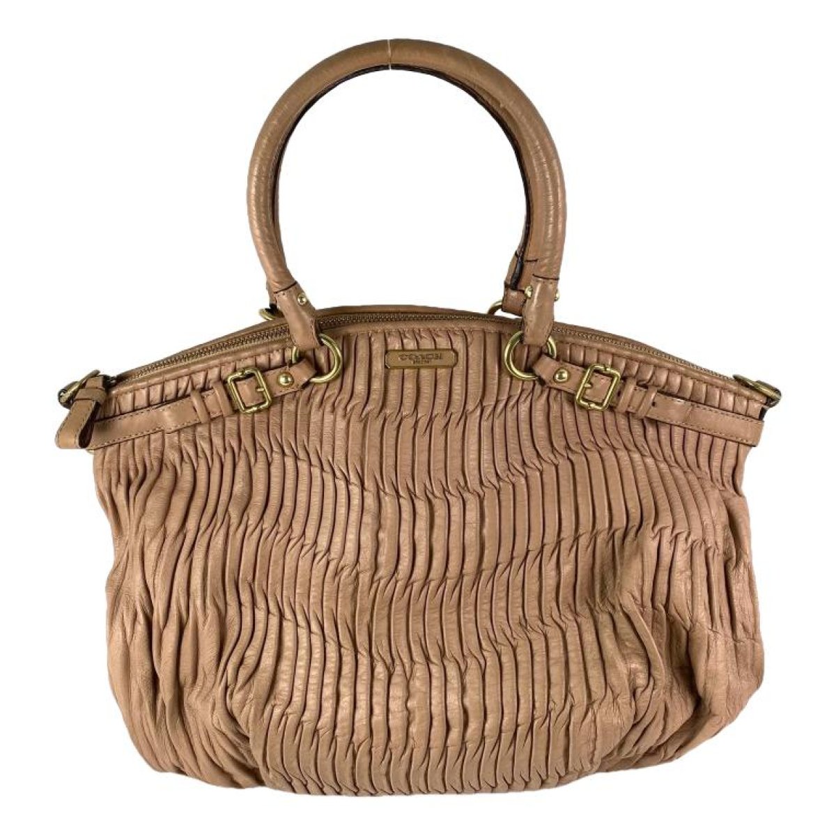 Crossgrain Gathered Kitt Carry All leather handbag