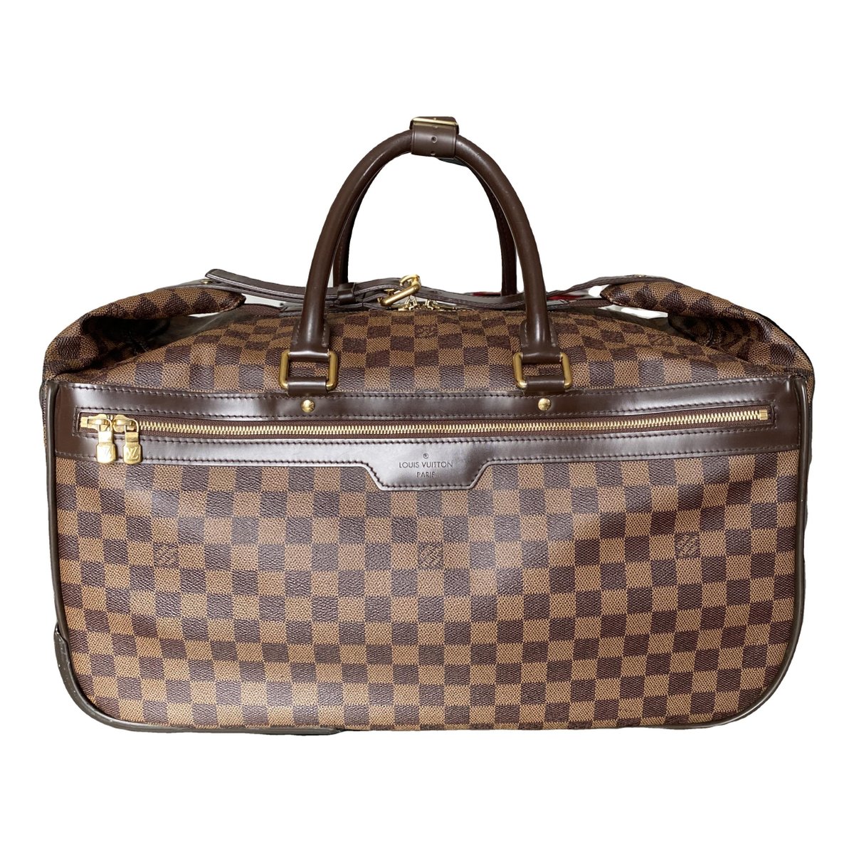 Eole leather travel bag
