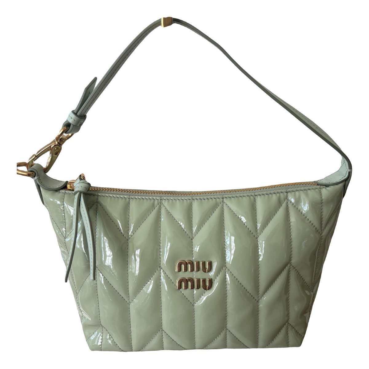 Miu Spirit patent leather handbag
