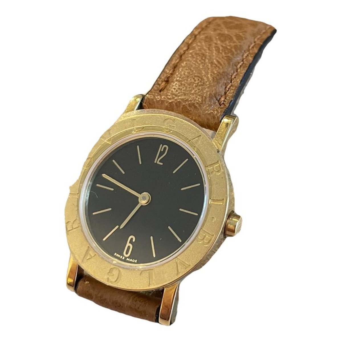 Bulgari yellow gold watch