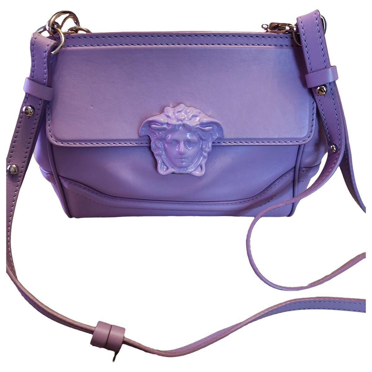 La Medusa leather handbag