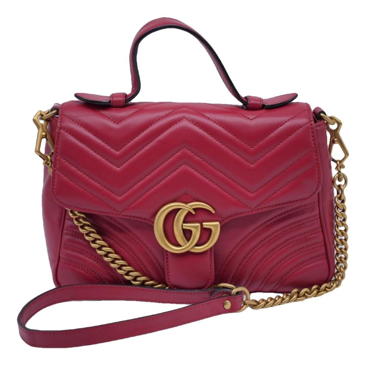 GG Marmont Flap leather handbag