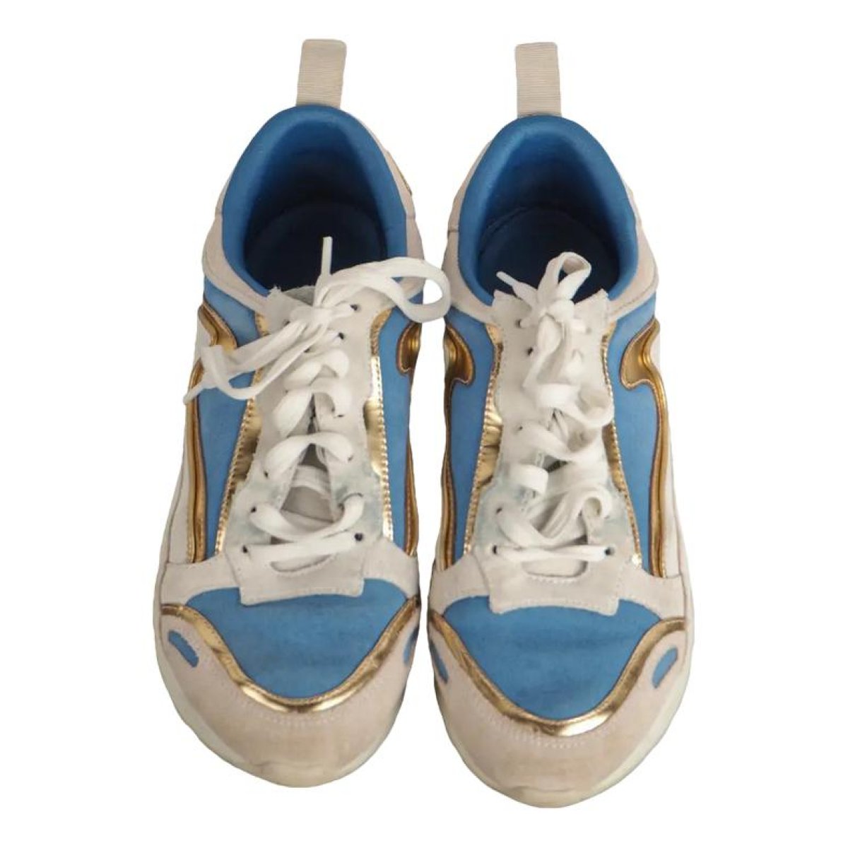 Flame leather trainers