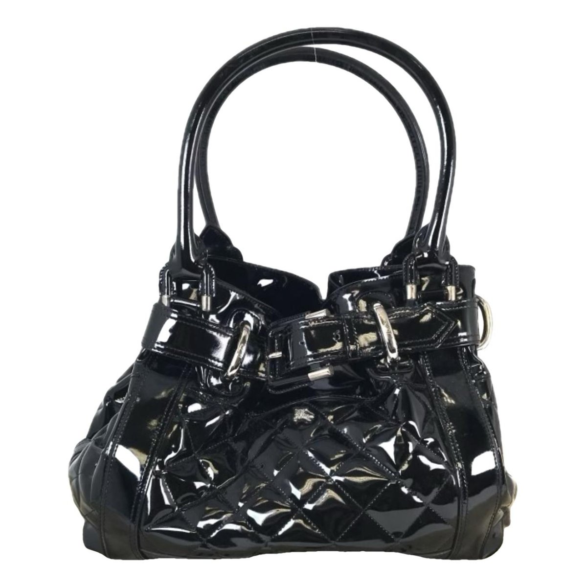 The Bucket patent leather crossbody bag