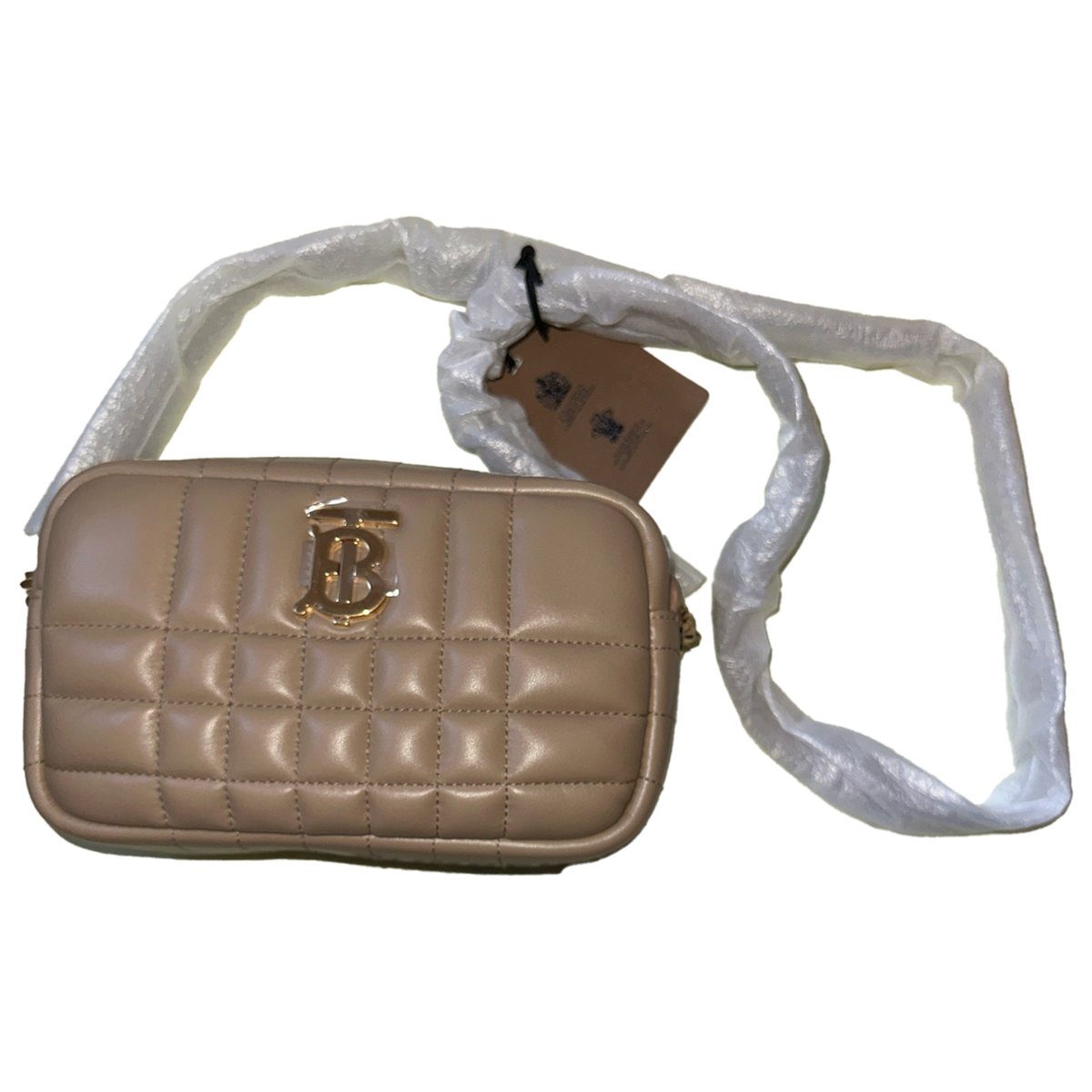 Lola Caméra leather crossbody bag