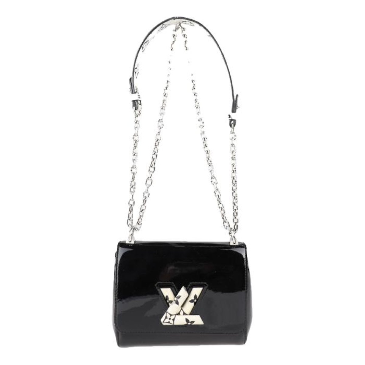 Twist leather handbag